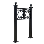 CAD Drawings Wishbone Site Furnishings Classic 2 Space Bike Rack